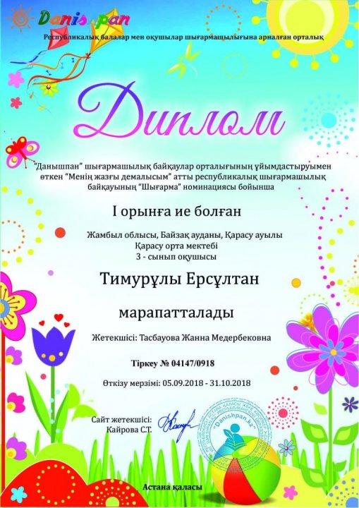 Бастауыш сынып жетістіктері