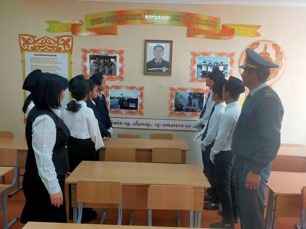 Жас Ұлан ұйымы  оқушыларының  қатысуымен Түймекент орта мектебі