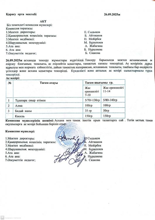 Асхана тексеру